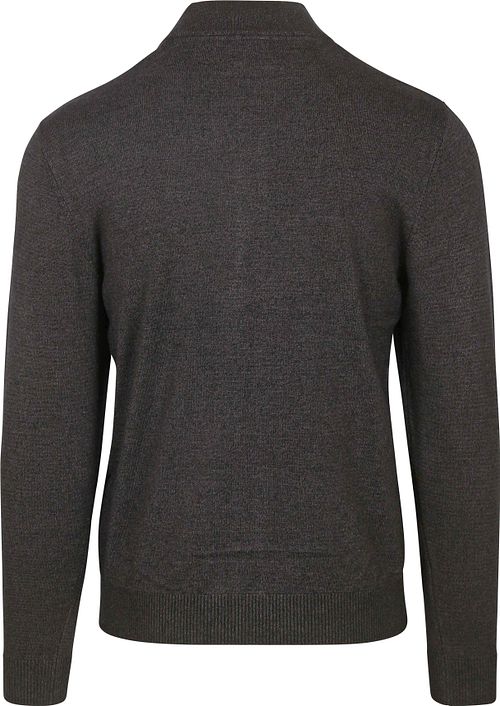 No Excess-Strickjacke Antraciet Product / Achterkant