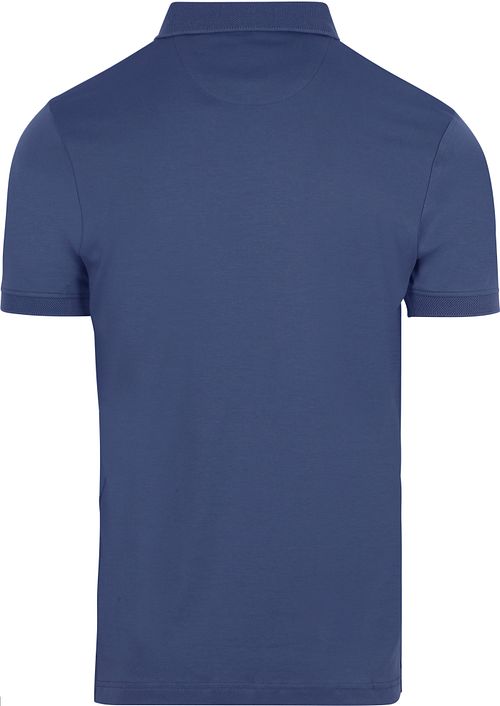 Passerende Boris Poloskjorte Indigo Product / Achterkant