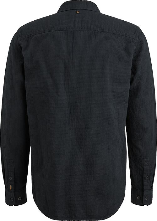 PME Legend Quilt Poplin Overshirt Navy Product / Achterkant