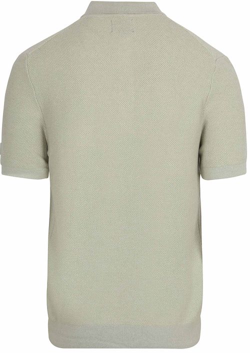 State of Art Strickpolo Grün Product / Achterkant