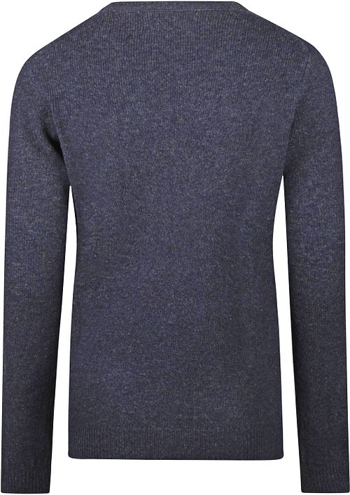 Steppin' Out Women Pullover V-Neck Lambswool Navy Product / Achterkant