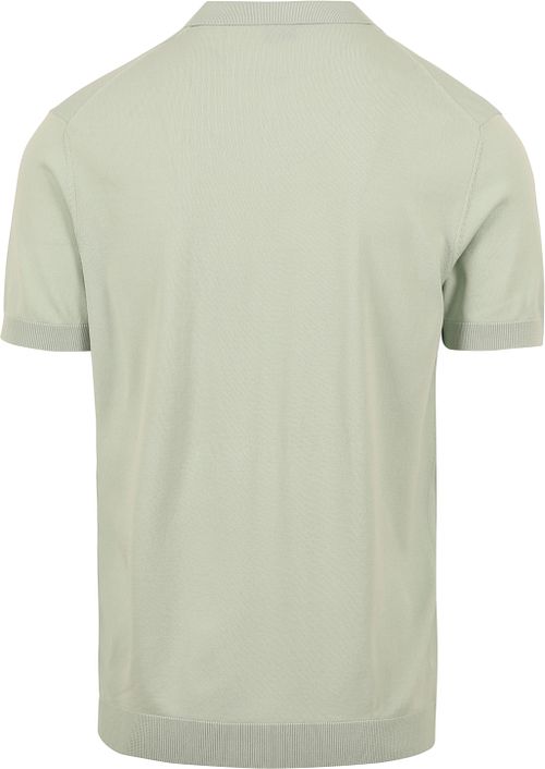 Suitable half-zip polo i ljusgrönt Product / Achterkant