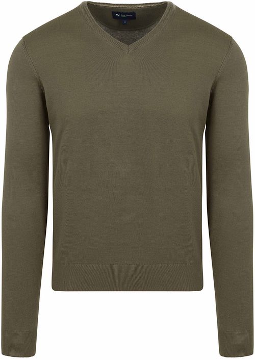 Suitable Respect Vinir Pullover Olijfgroen Product