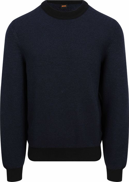 Sweter BOSS Aspoki w kolorze granatowo-czarnym Product