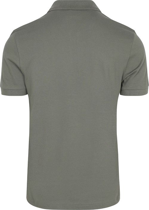 BOSS Passerzip Half Zip Polo Open Groen Product / Achterkant