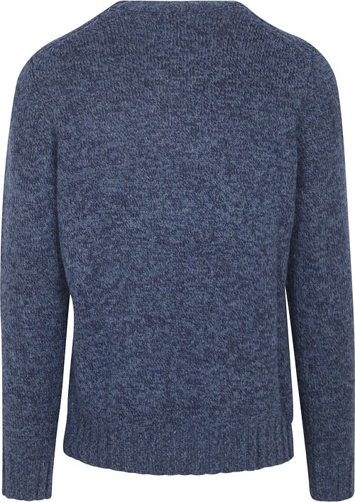 Dstrezzed jersey de cuello redondo Per Melange Navy Product / Achterkant