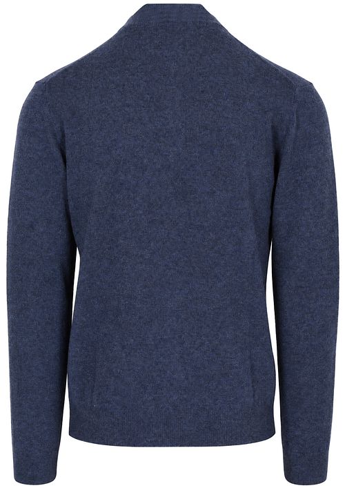 Gant Halfzip Lambswool Sweater Dark Blue