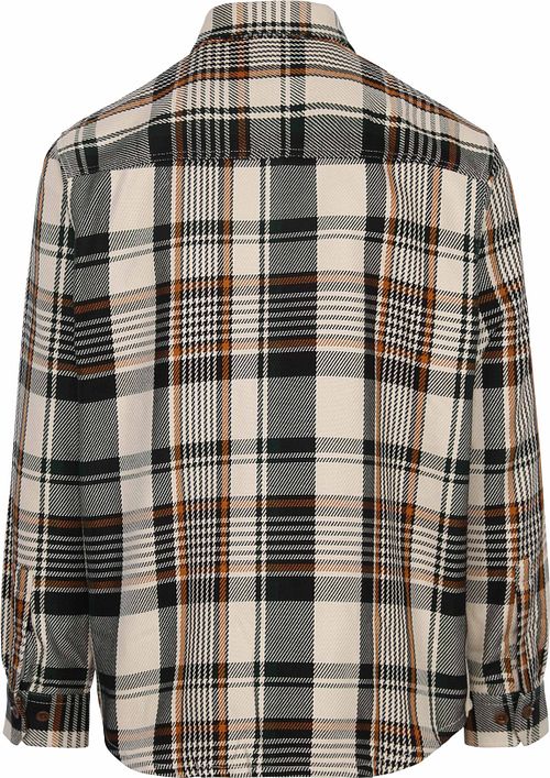 Gant Overshirt Rutet Beige Product / Achterkant