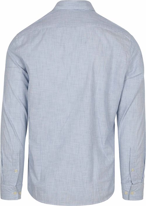 Marc O'Polo Hemd Streifen Hellblau Product / Achterkant