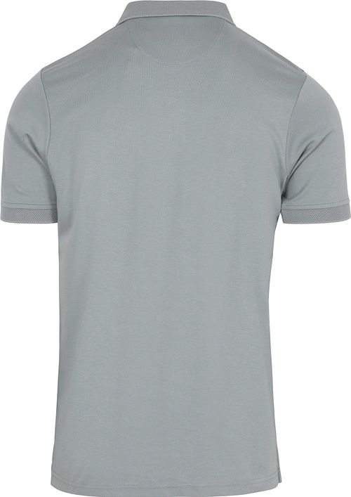 Passer Boris Liquid Poloshirt Cement Grøn Product / Achterkant