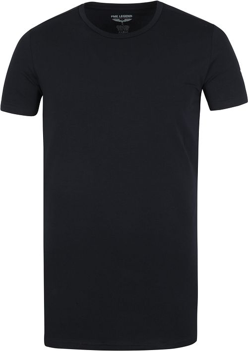 PME Legend Basic T-shirt 2-Pack Rundhals Schwarz Product / Detail