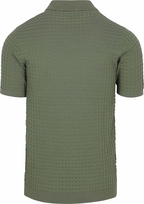 Polo No Excess w kolorze zielonym Product / Achterkant
