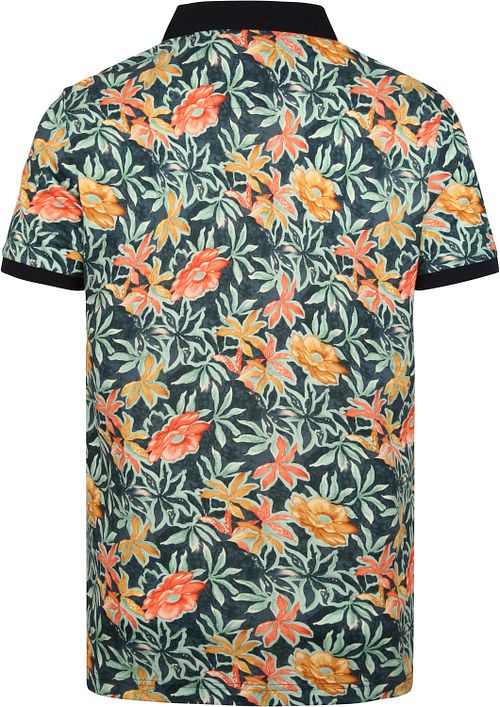 Polo Suitable con estampado floral en verde Product / Achterkant
