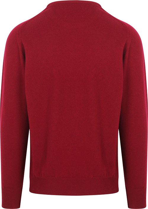 William Lockie Tröja Rundhals Lamull Dubonnet Product / Achterkant