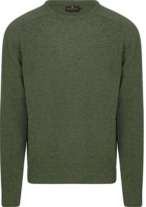 Steppin' Out Pull Laine Laine D'Agneau Vert Olive Product