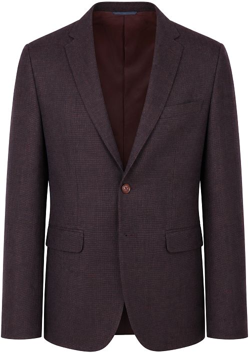 Suitable Colbert Fine Structure Burgundy
