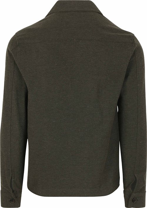 Suitable Drop Loop Overshirt Armé Grön Product / Achterkant