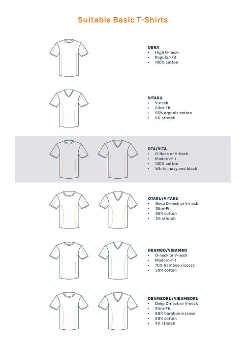 Suitable Ota T-Shirt Ronde Hals Wit 6-Pack Anders