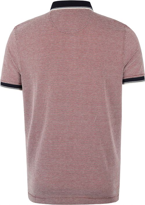 Suitable Oxford Polo Röd Product / Achterkant