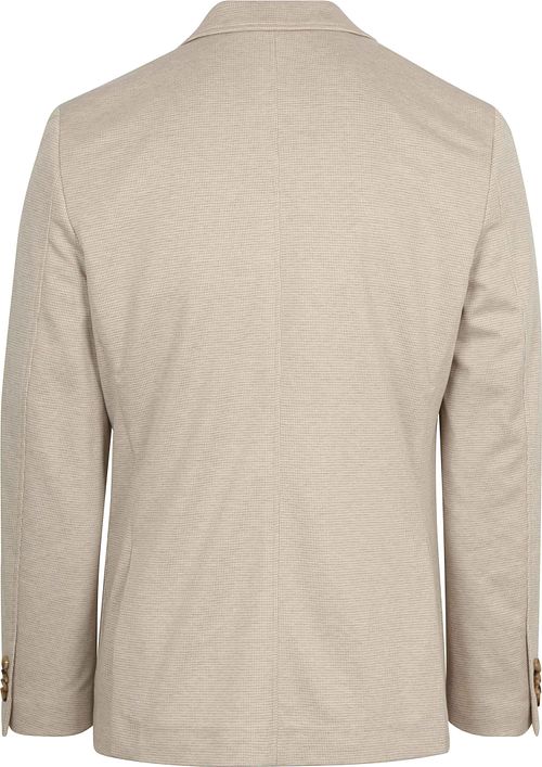 Suitable Veste Fame Houndstooth Sand Product / Achterkant