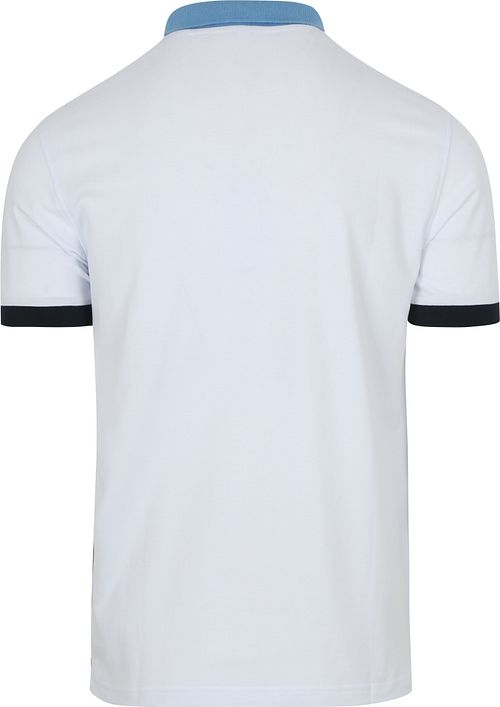 Sun68 Poloshirt Color Way Weiß Product / Achterkant