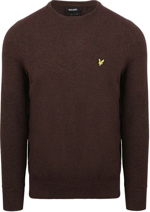Sweter Lyle & Scott z jagnięcej wełny, brązowy Product