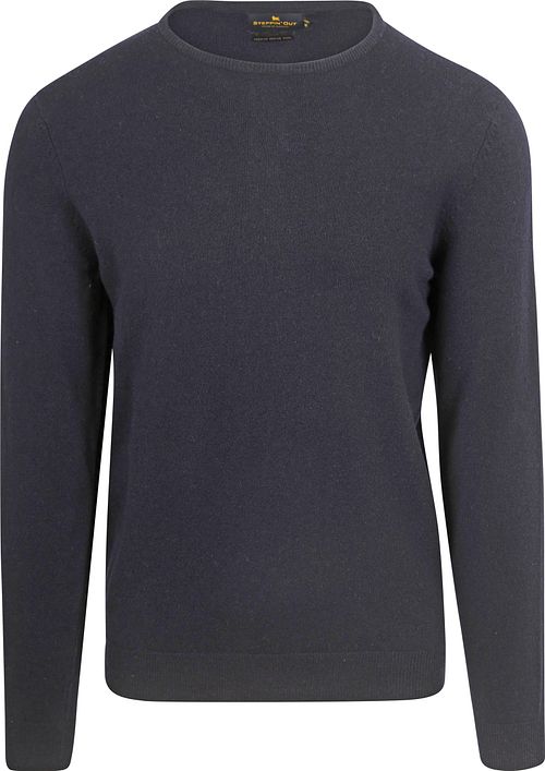 Sweter Steppin' Out z wełny merino granatowy Product