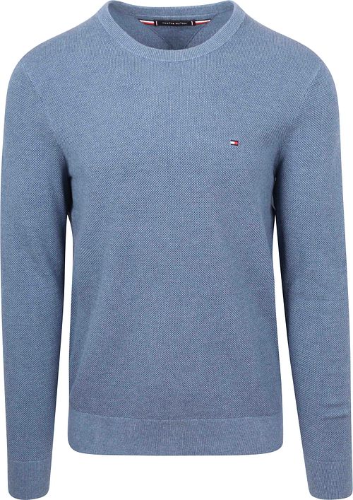 Sweter Tommy Hilfiger Structure w kolorze niebieskim Product