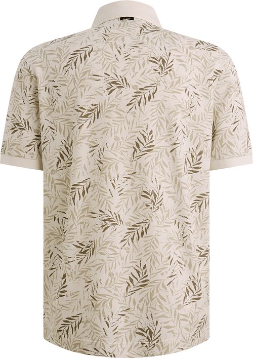 Vanguard Polo Druck Ecru Product / Achterkant