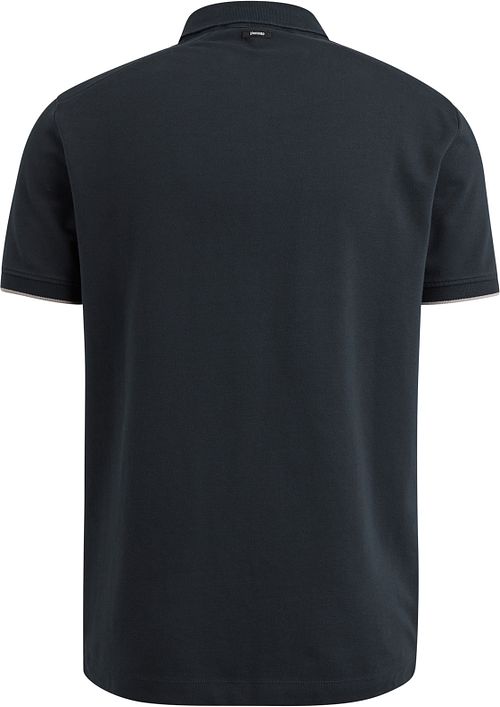 Vanguard Polo Piqué Navy Product / Achterkant