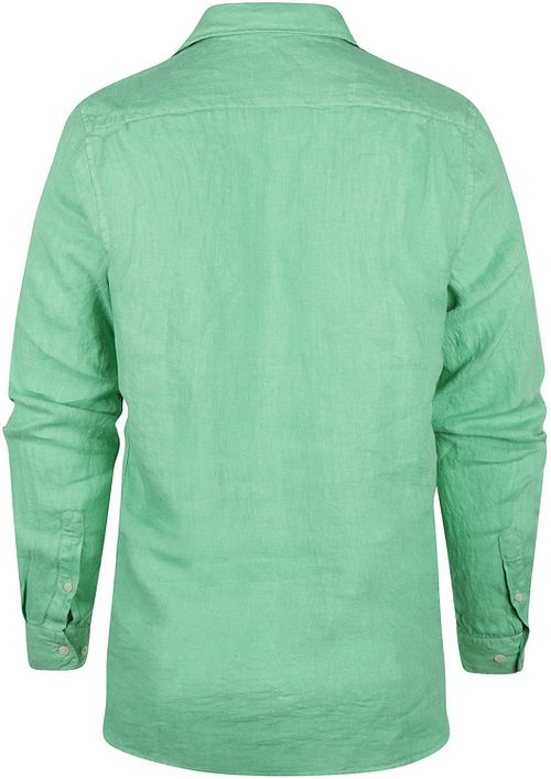 Camisa de lino Steppin' Out en verde menta Product / Achterkant