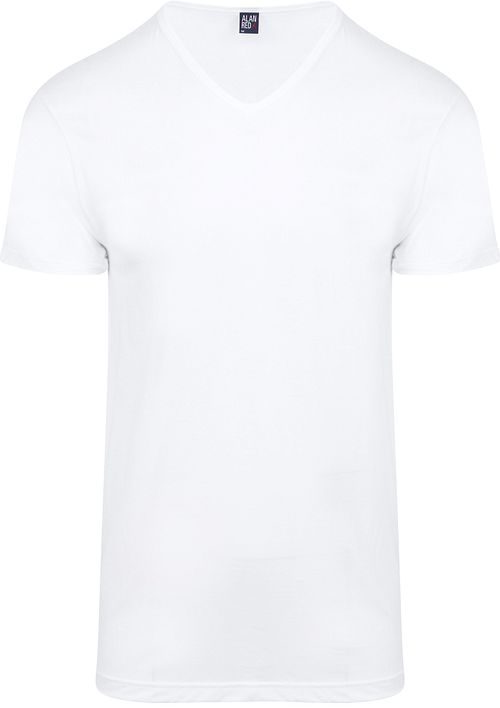 Alan Red Vermont T-Shirt z dekoltem V białe 6-pack Product