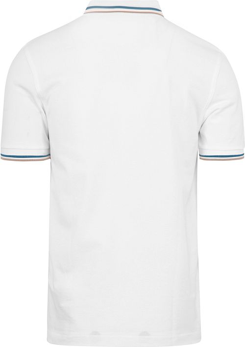 Fred Perry Polo M3600 Wit V21 Product / Achterkant