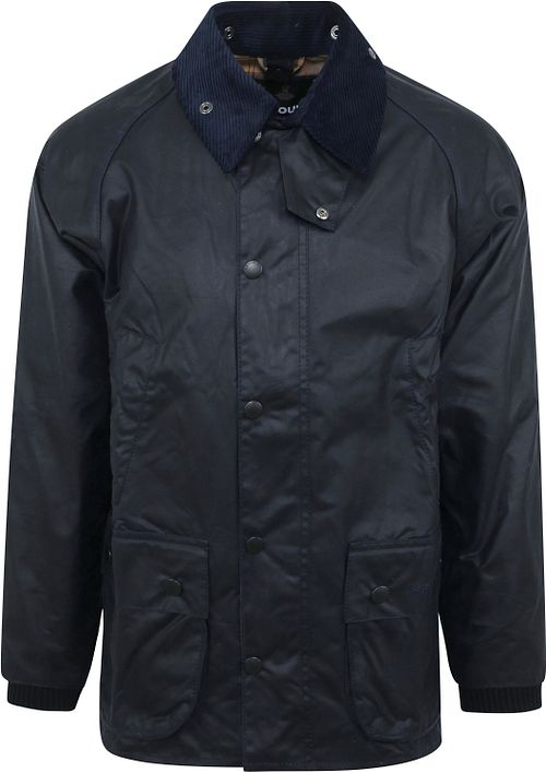 Giacca cerata Barbour Bedale blu scuro Product