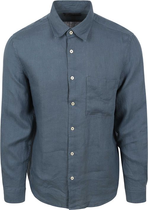 Marc O'Polo Shirt Linen Dark Blue Product
