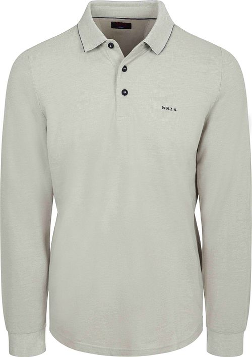 NZA Longsleeve Polo Hamton Piqué Grün