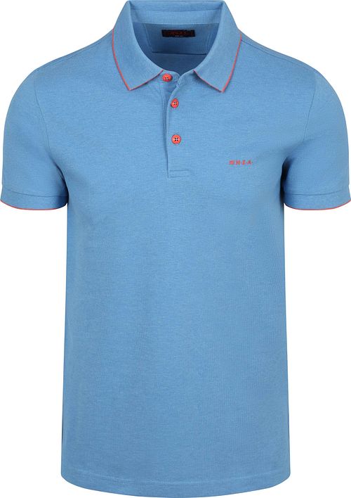NZA Polo Shirt Henley Piqué Sailing Blue Product