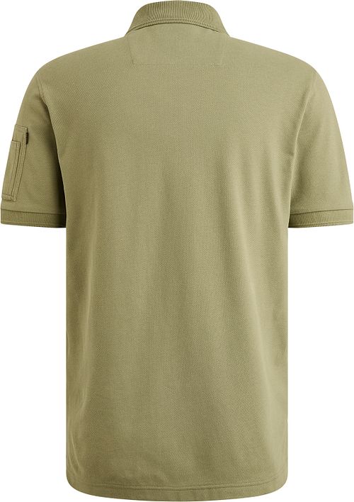 PME Legend American Classic Poloshirt Olie Grøn Product / Achterkant