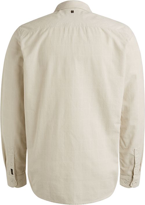 PME Legend Hemdjacke Fine Corduroy Ecru Product / Achterkant