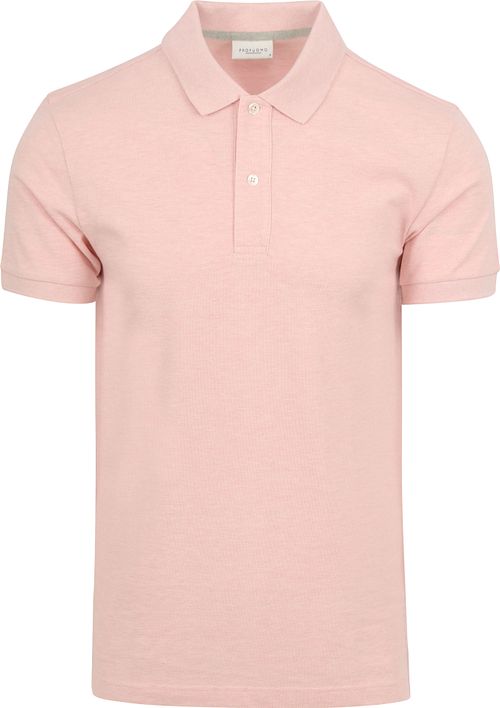 Profuomo Piquet Poloshirt Lyserød Product