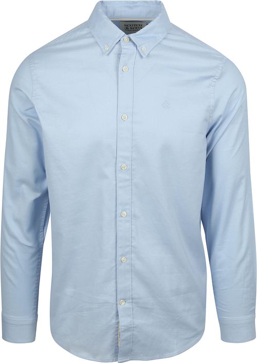 Scotch and Soda Core Oxford Overhemd Lichtblauw Product