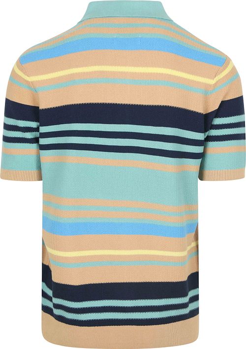 Scotch And Soda Strikket Polo Multifarvet Product / Achterkant