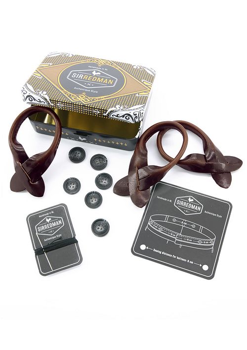 Sir Redman Szelki Combi Pack Sposo Stiloso Burgundy Product / Detail
