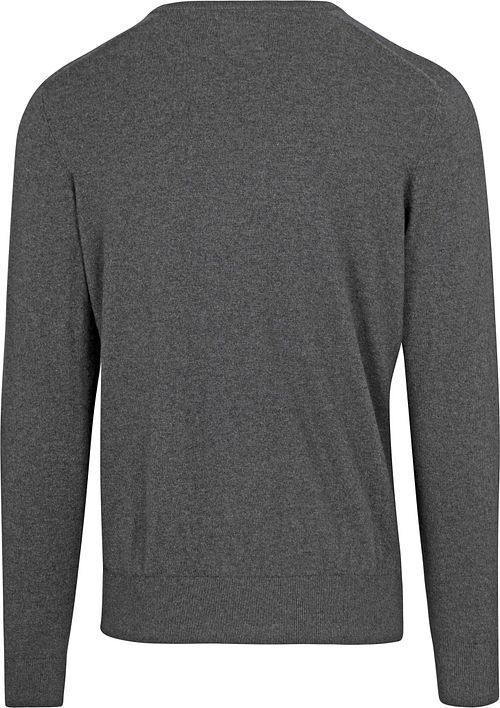 Steppin' Out Pullover V-Neck Merino Wool Anthracite Product / Achterkant