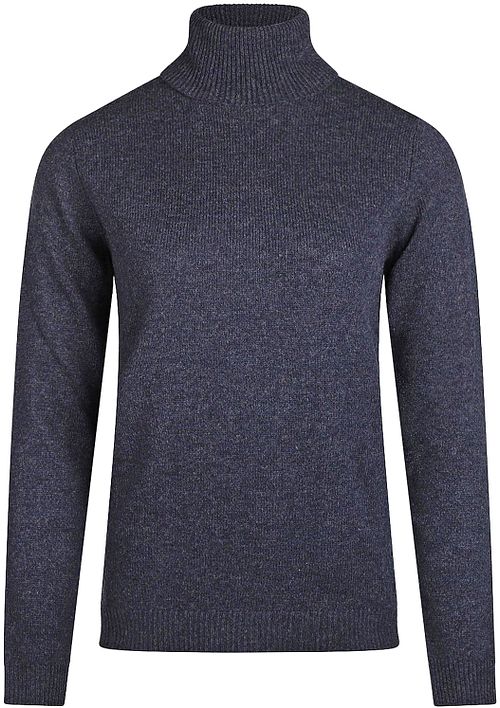 Steppin' Out Pull Femme Col Roulé Laine D'Agneau Marine Product