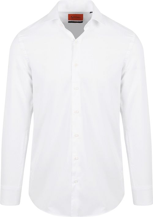 Suitable Camisa de punto piqué blanca Product