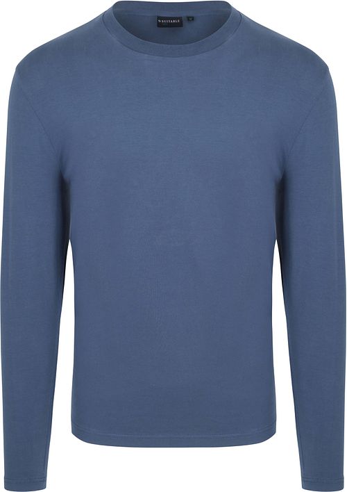 Suitable Respect ciężki longsleeve T-Shirt w kolorze ciemnogranatowym Product