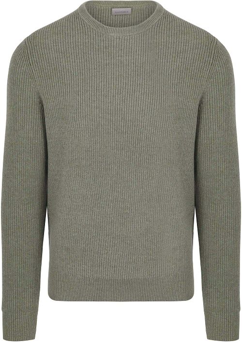Suitable sweter z mieszanki wełny w kolorze zielonym Product