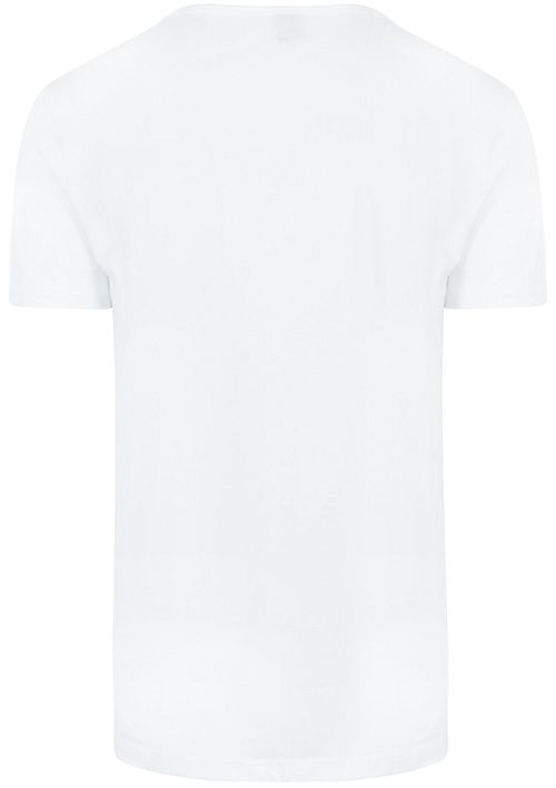 Suitable Vitaru T-shirt Djup V-hals Vit 6-pack Product / Achterkant