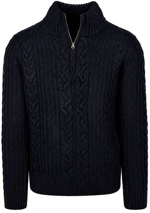 Superdry Half Zip Pullover Jacob Cable Navy Product